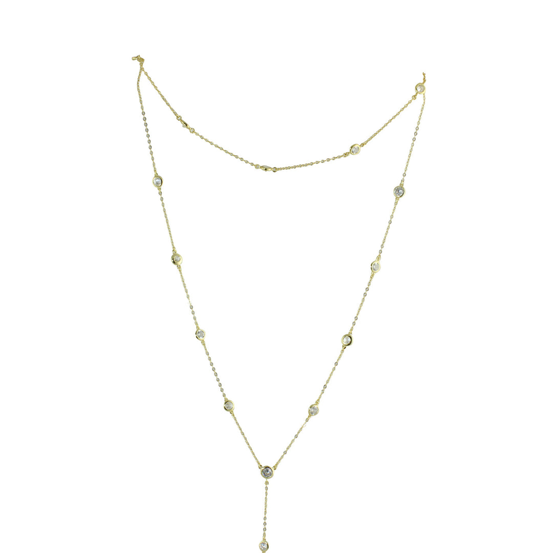 DIAMOND STATION LARIAT &amp; CHOKER  SET