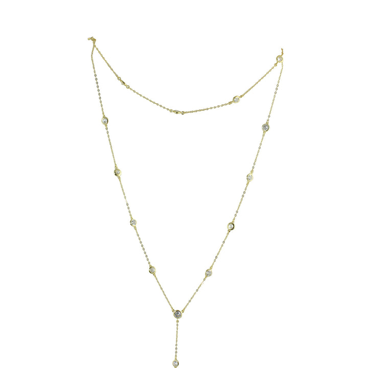 DIAMOND STATION LARIAT &amp; CHOKER  SET
