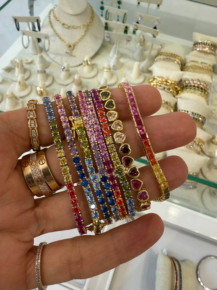 RAINBOW TENNIS BRACELET