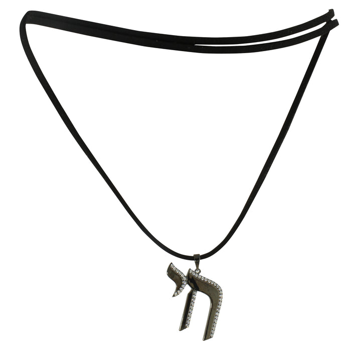WRAP CORD LARGE CHAI NECKLACE