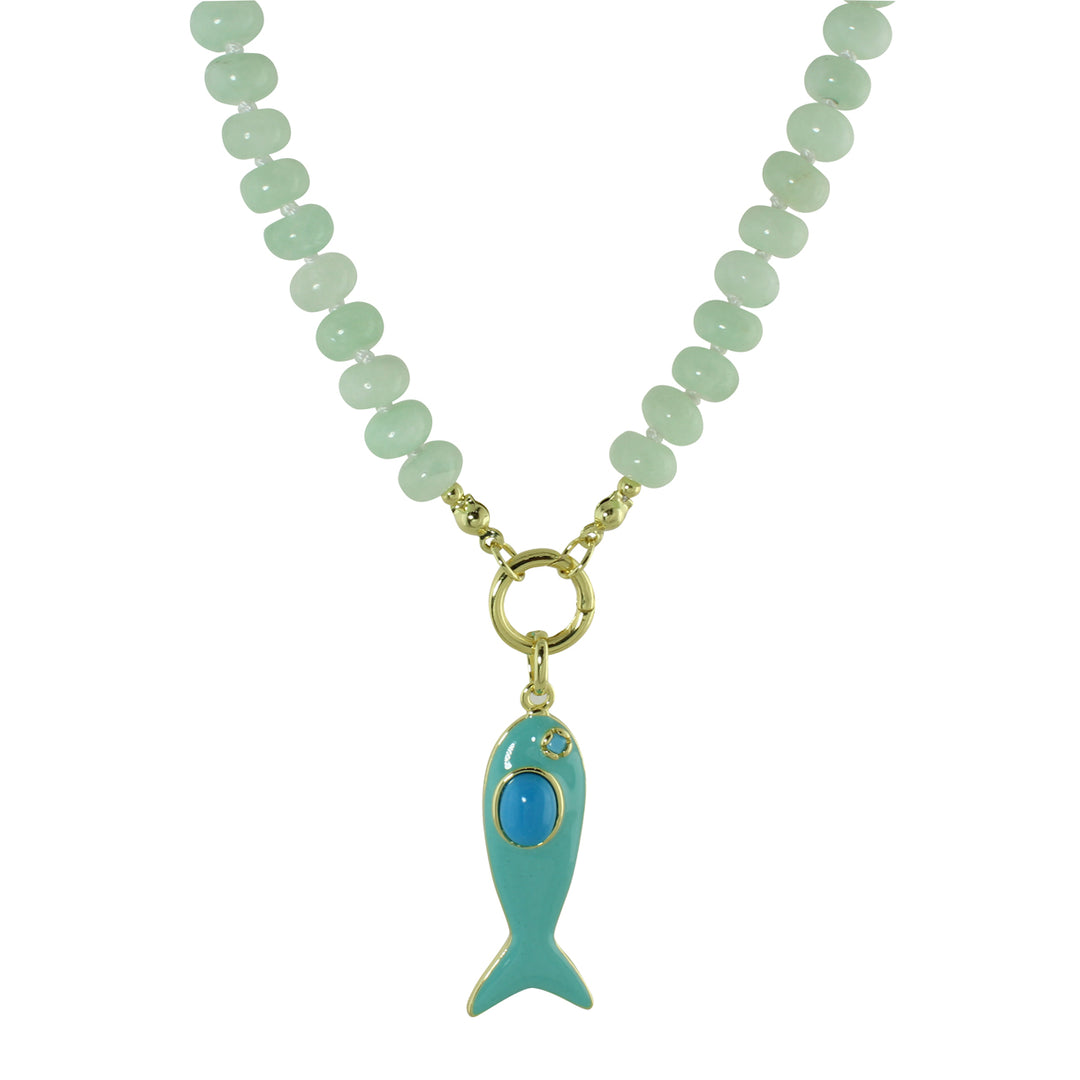 COLOR FISH BEAD NECKLACE