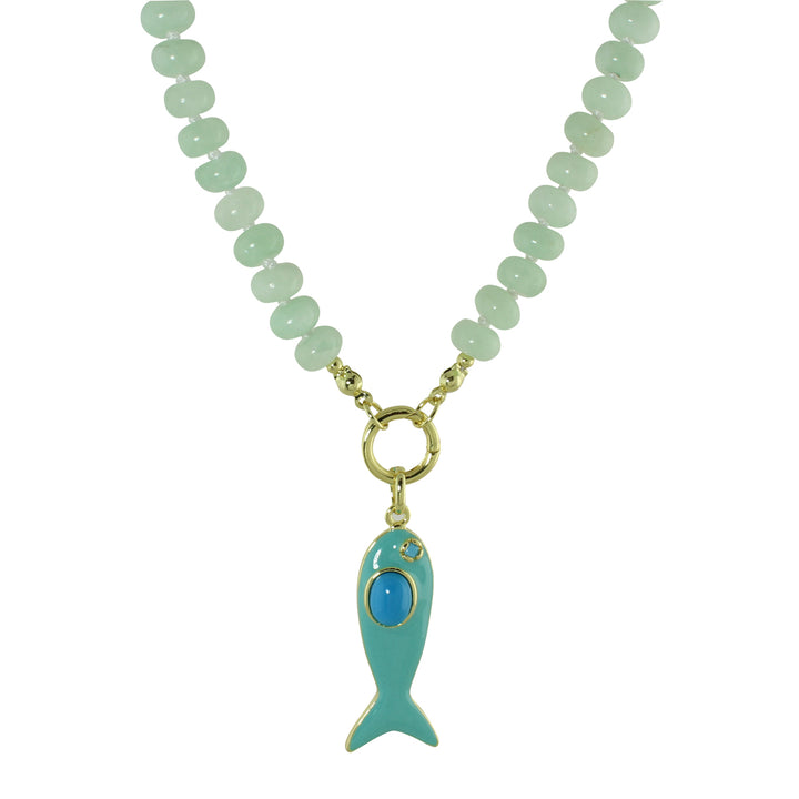 COLOR FISH BEAD NECKLACE