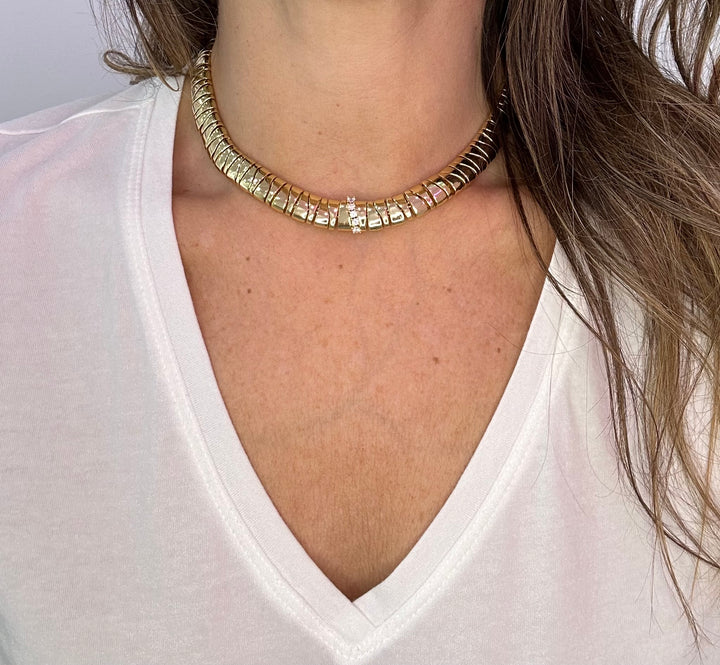 CHUNKY SNAKE LINK NECKLAC E