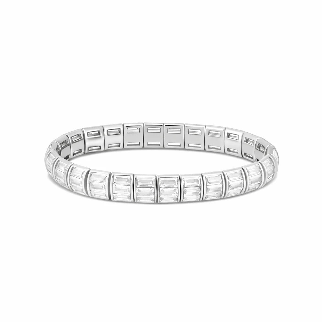 STRETCH BAGUETTE TENNIS BRACELET