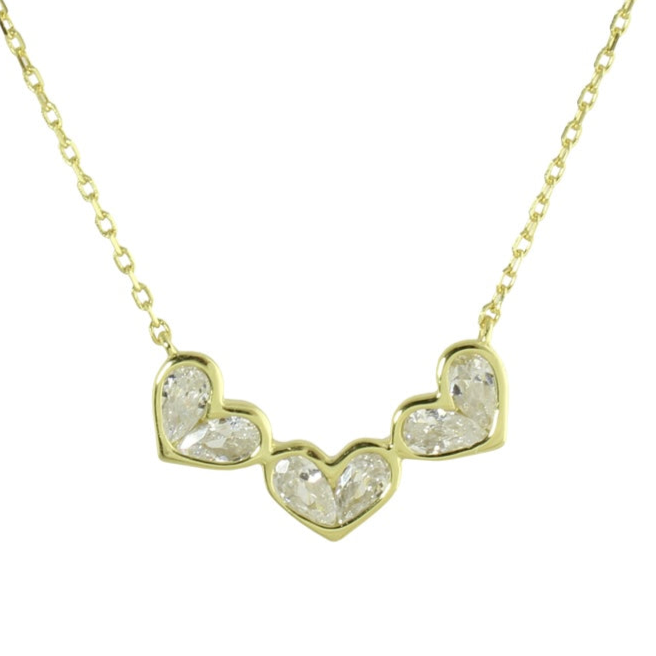 3 HEARTS NECKLACE