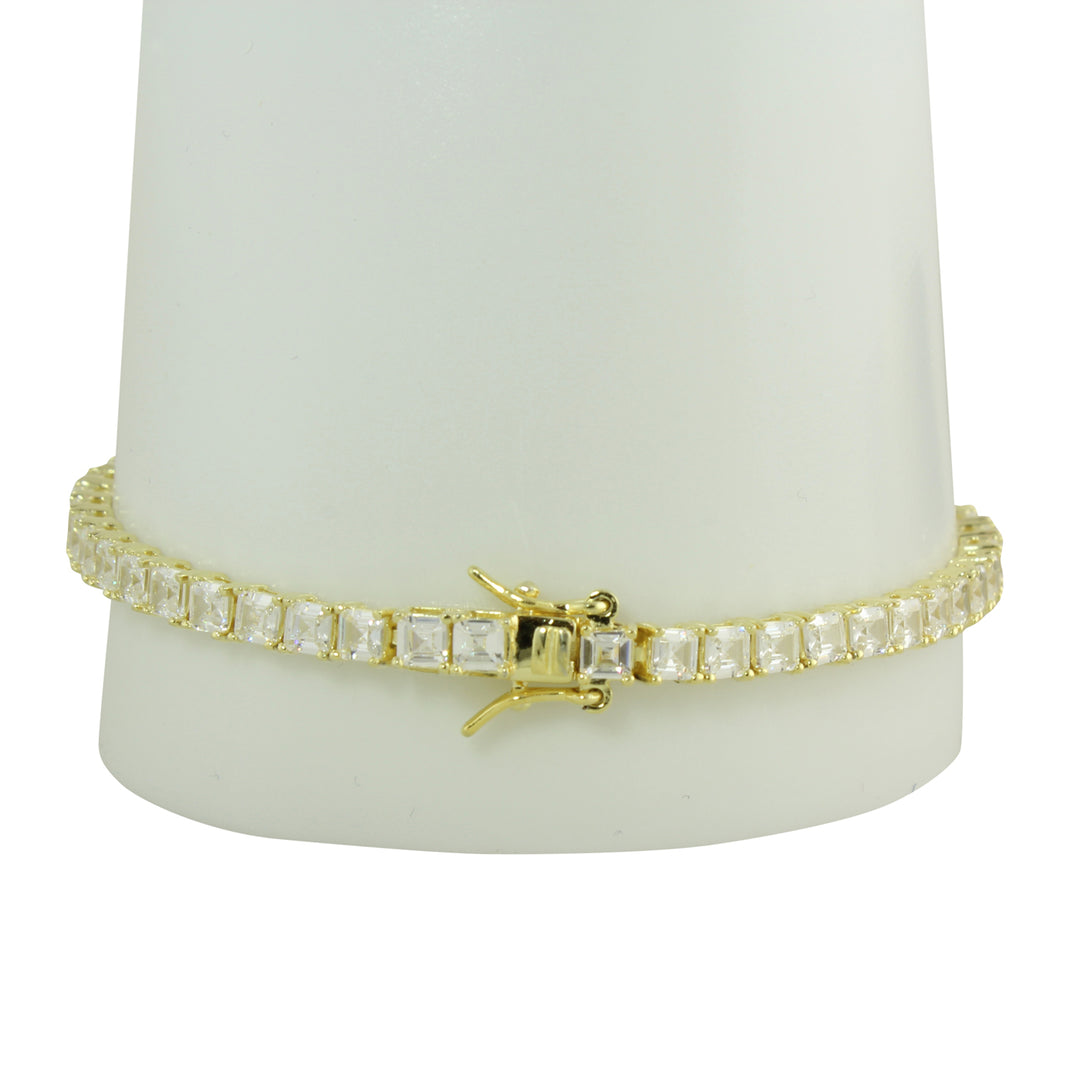 LARGE ASHER CUT TENNIS BRACELET