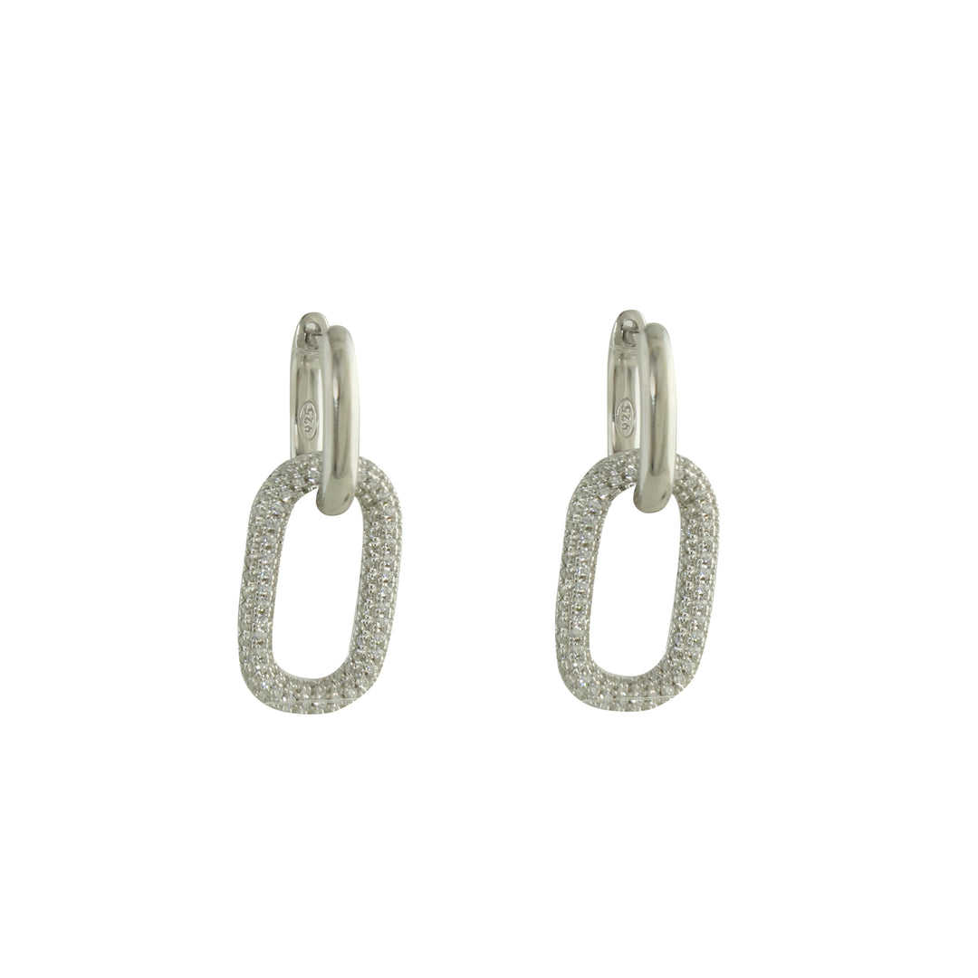 DOUBLE LINK EARRINGS