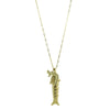 GOLD FISH & CHAI NECKLACE