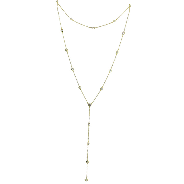 DIAMONDS BY THE YARD LARIAT CHOKER SET