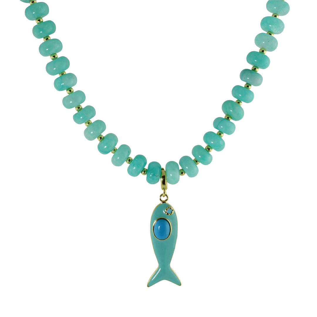 COLOR FISH BEAD NECKLACE