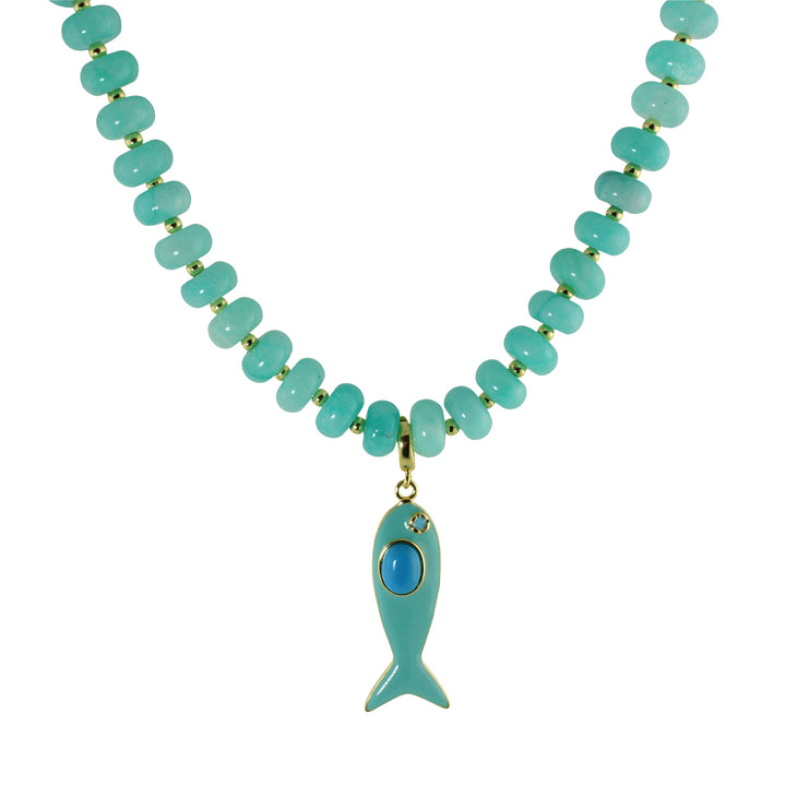 COLOR FISH BEAD NECKLACE