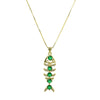 GREEN SCALE FISH NECKLACE