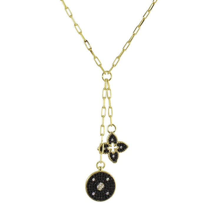 DOUBLE DROP CLOVER LARIAT