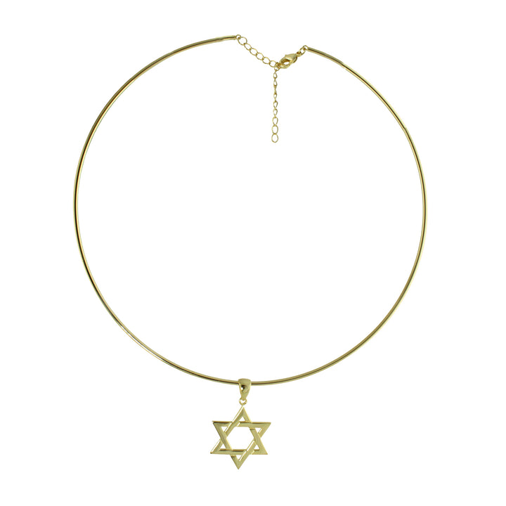 STAR OF DAVID WIRE CHOKER