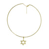 STAR OF DAVID WIRE CHOKER