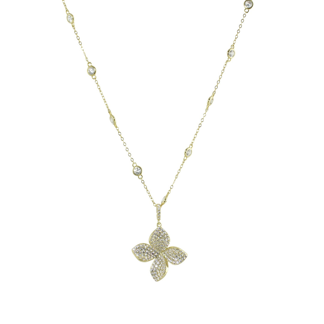 FLOWER DIAMONDS BY THE YARD NECKLACE