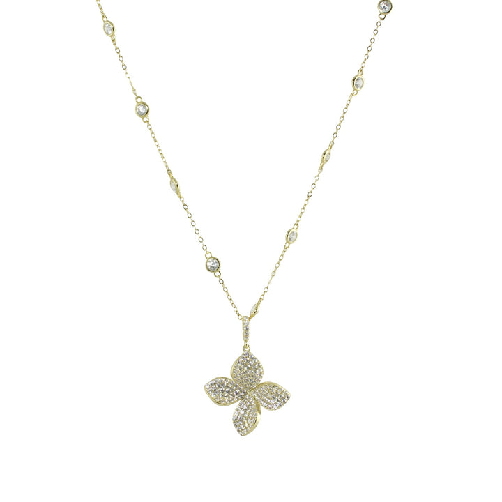 FLOWER DIAMONDS BY THE YARD NECKLACE