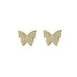 BUTTERFLY STUD EARRINGS