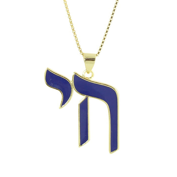ENAMEL CHAI NECKLACE