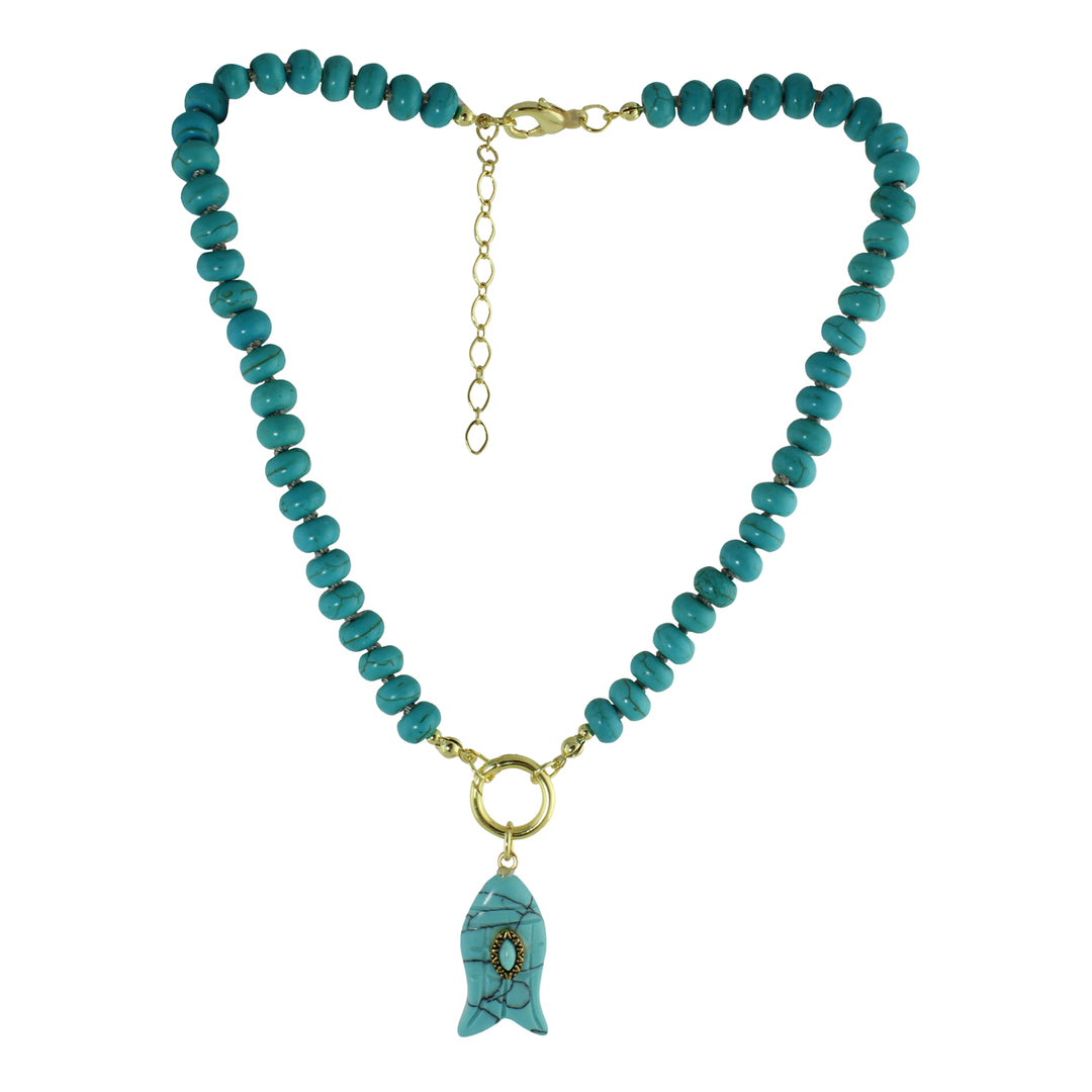 summer fish necklace