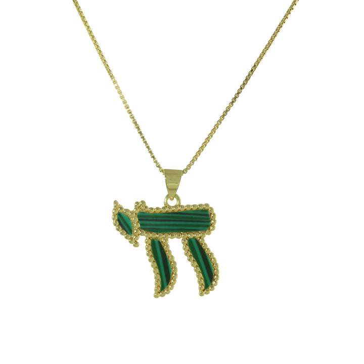 BEAD BORDER CHAI NECKLACE