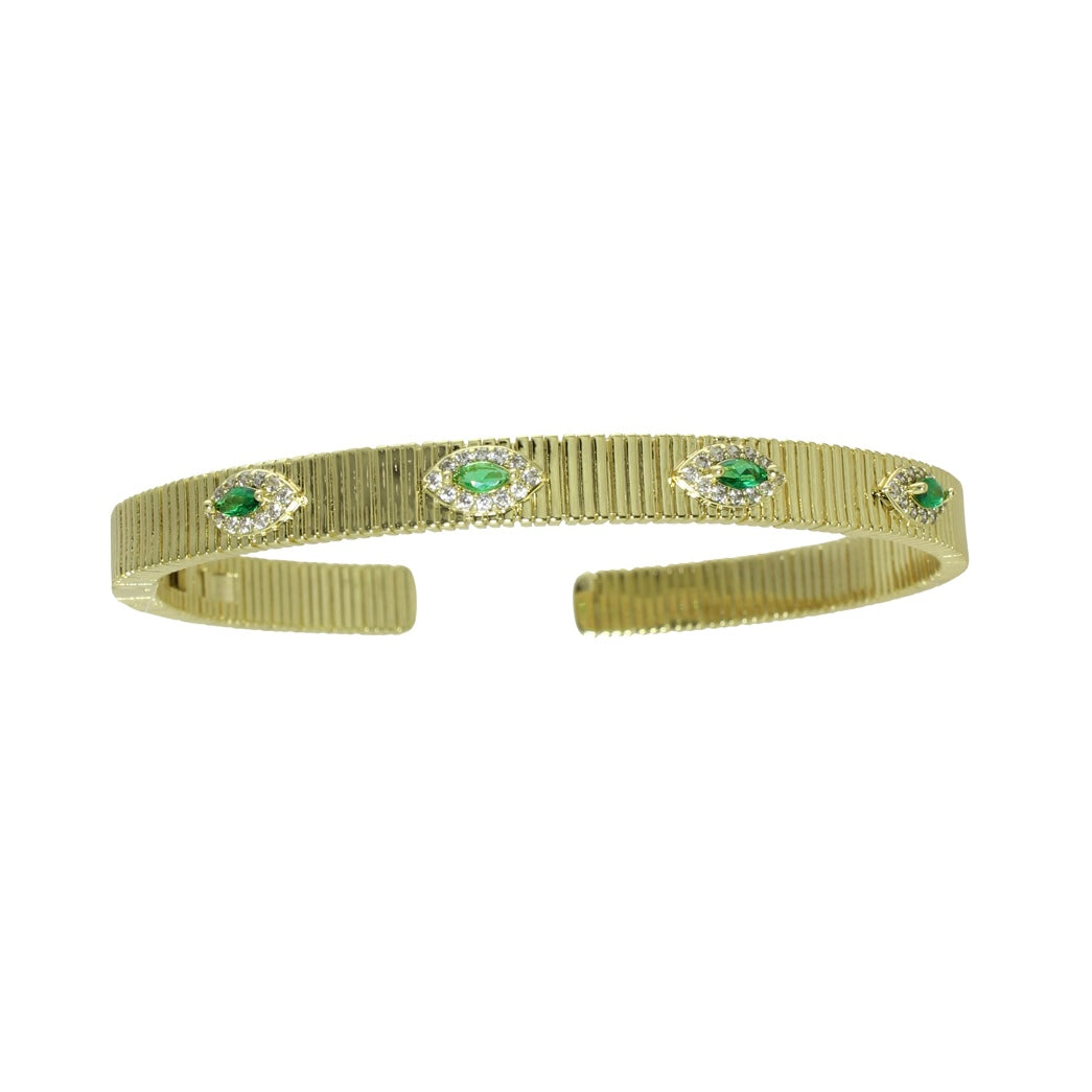 EVIL EYE CUFF BANGLE