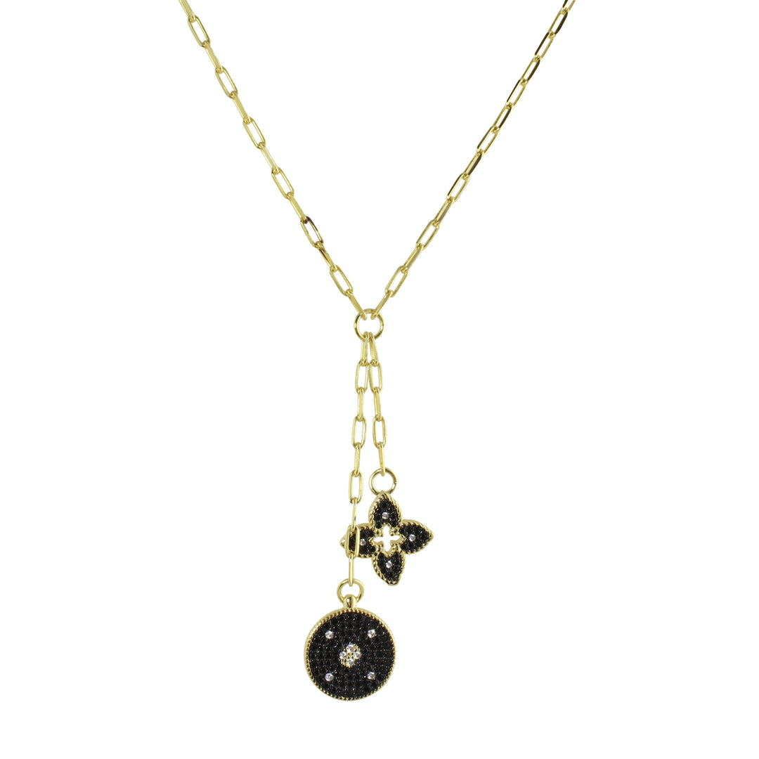 DOUBLE DROP CLOVER LARIAT