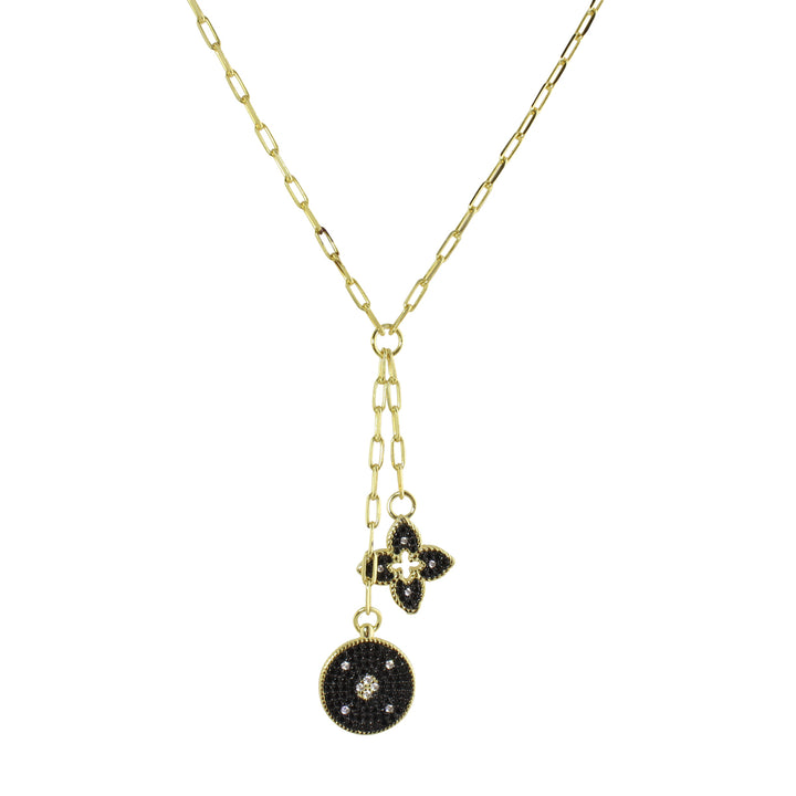 DOUBLE DROP CLOVER LARIAT