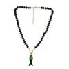 black fish necklace