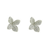 SMALL PAVÈ FLOWER EARRINGS