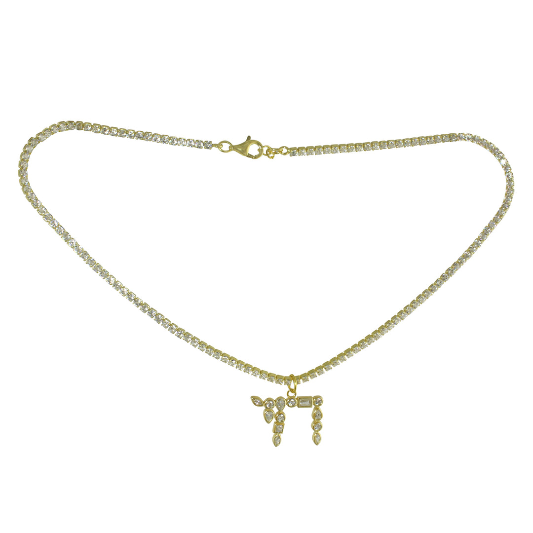 CZ DIAMOND CHAI TENNIS CHOKER