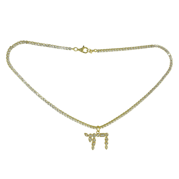 CZ DIAMOND CHAI TENNIS CHOKER