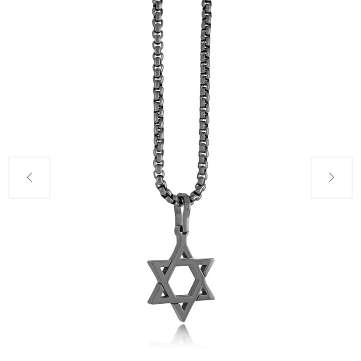 MENS STAR OF DAVID NECKLACE