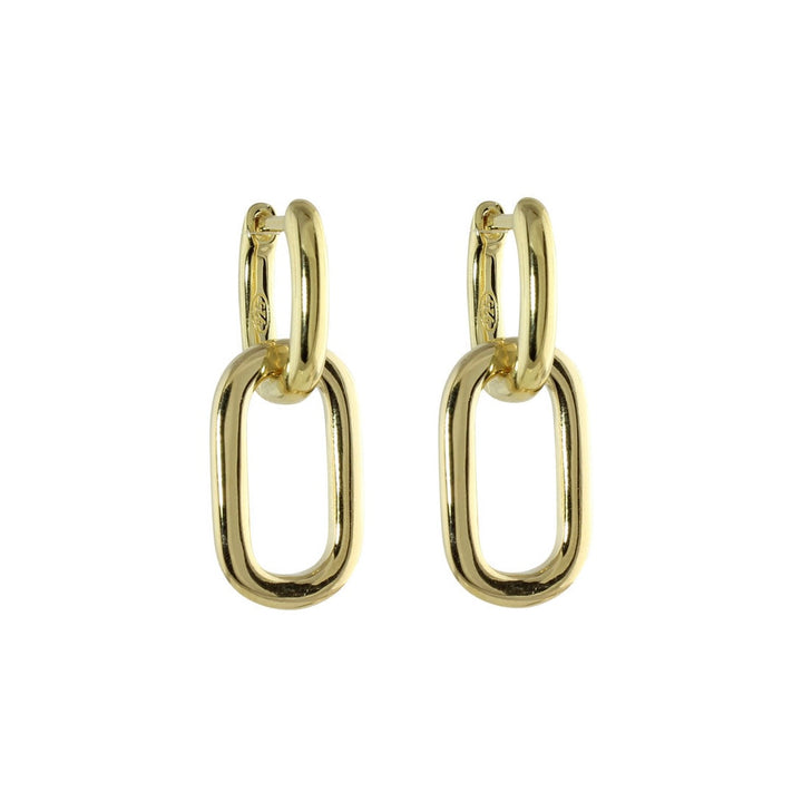 DOUBLE LINK EARRINGS