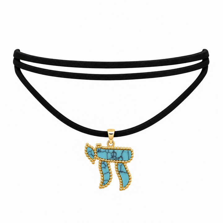 BEADED CHAI CORD CHOKER