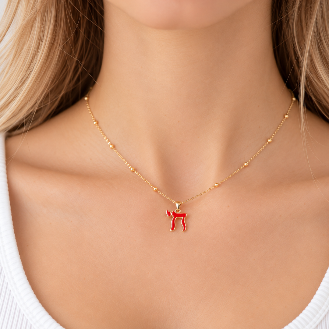 MINI ENAMEL CHAI NECKLACE
