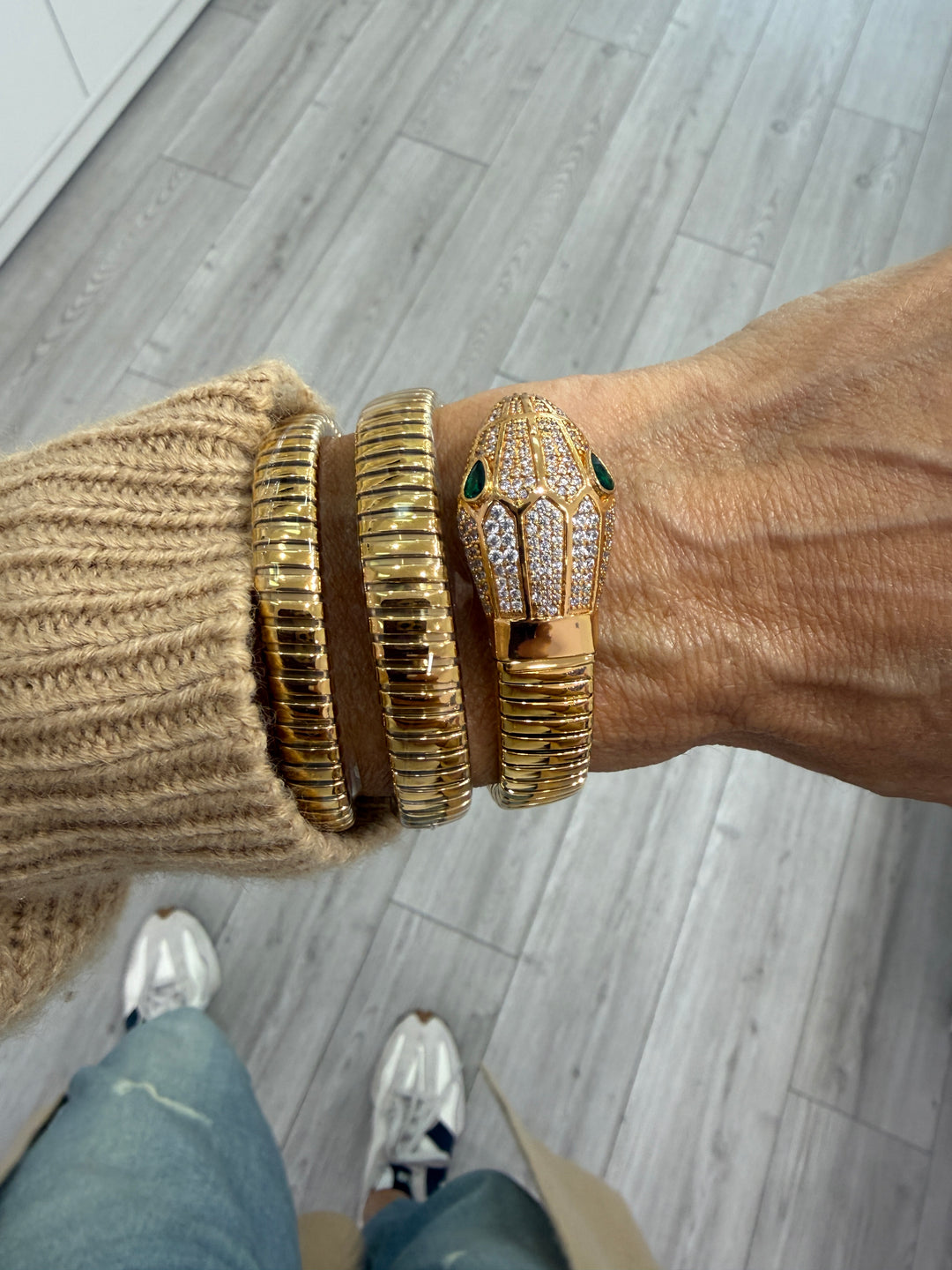 COBRA WRAP SNAKE BRACELET