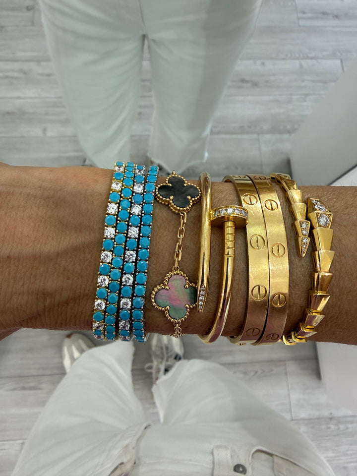 TURQUOISE TENNIS BRACELET