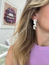 PAVÈ DROP LEAF EARRINGS