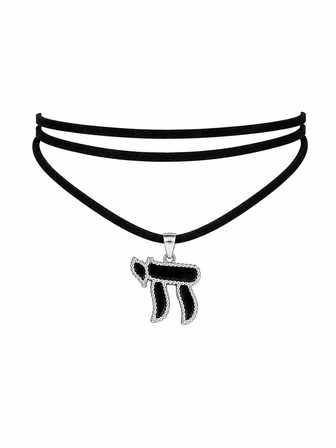 BEAD CHAI WRAP CORD CHOKER