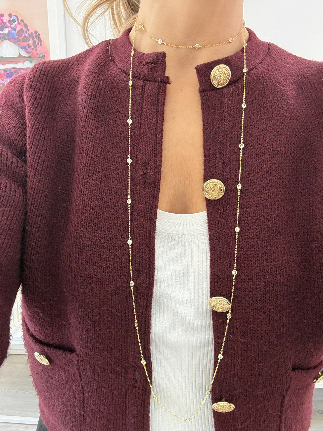 DIAMONDS BY THE YARD NECKLACE