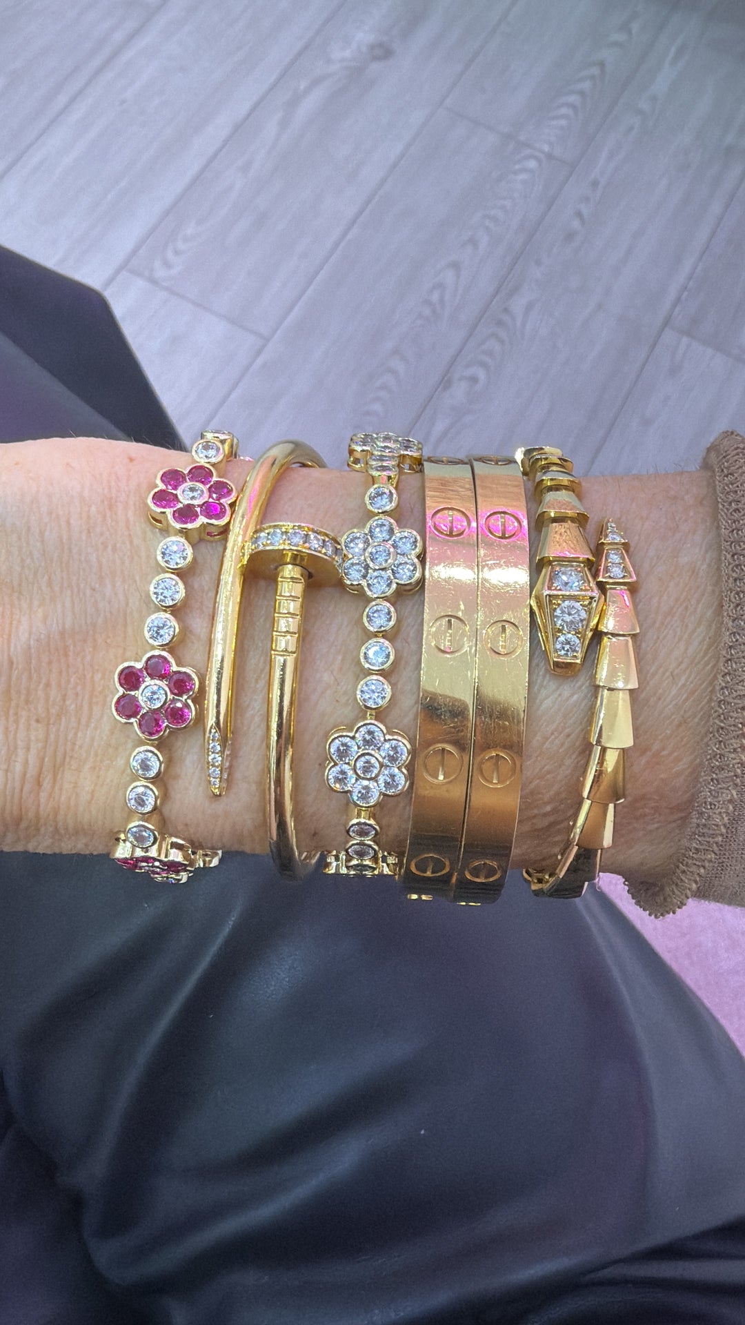 FLOWER TENNIS BRACELET