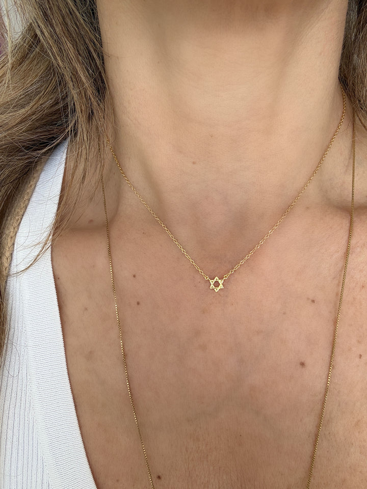 MINI STAR OF DAVID NECKLACE