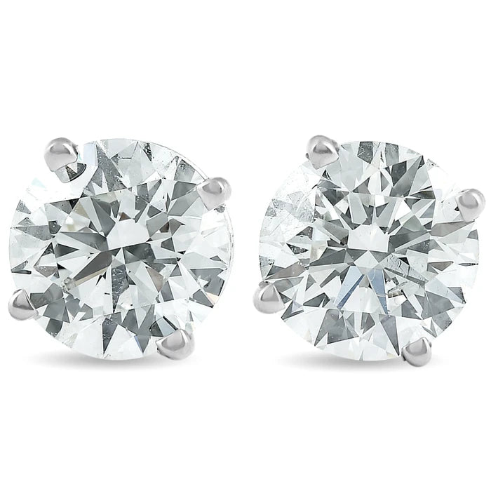 2 CARAT STUD EARRINGS