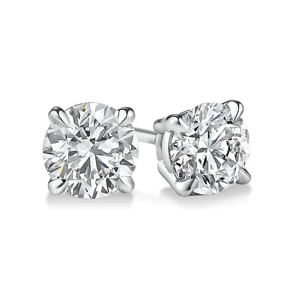 2 CARAT STUD EARRINGS