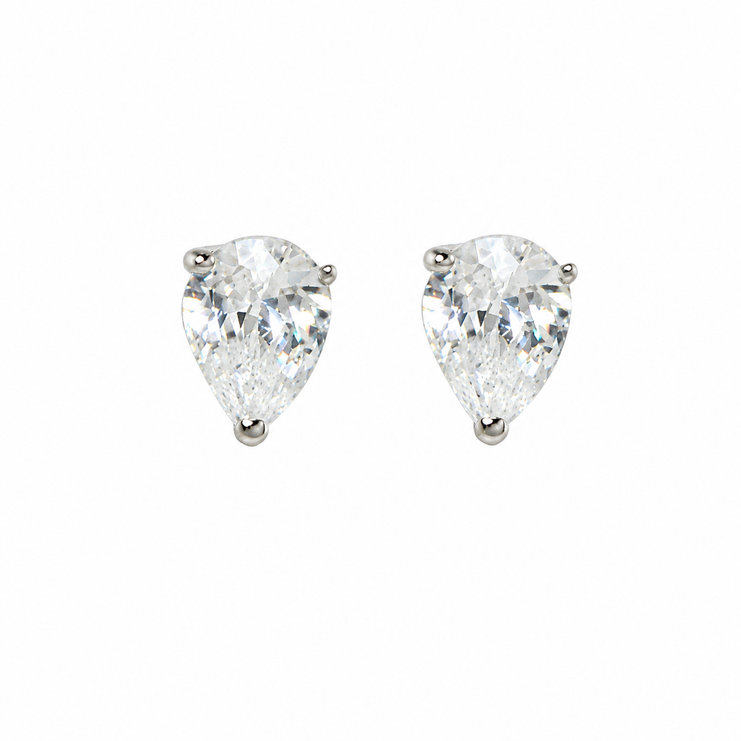 PEAR STUD EARRINGS
