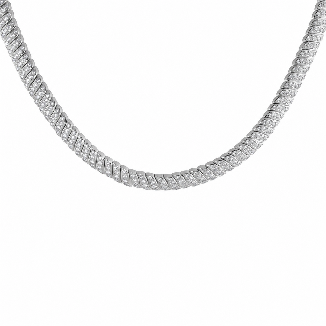 PAVÈ S LINK STATEMENT NECKKACE