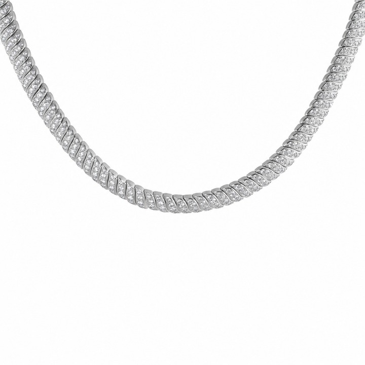 PAVÈ S LINK STATEMENT NECKKACE