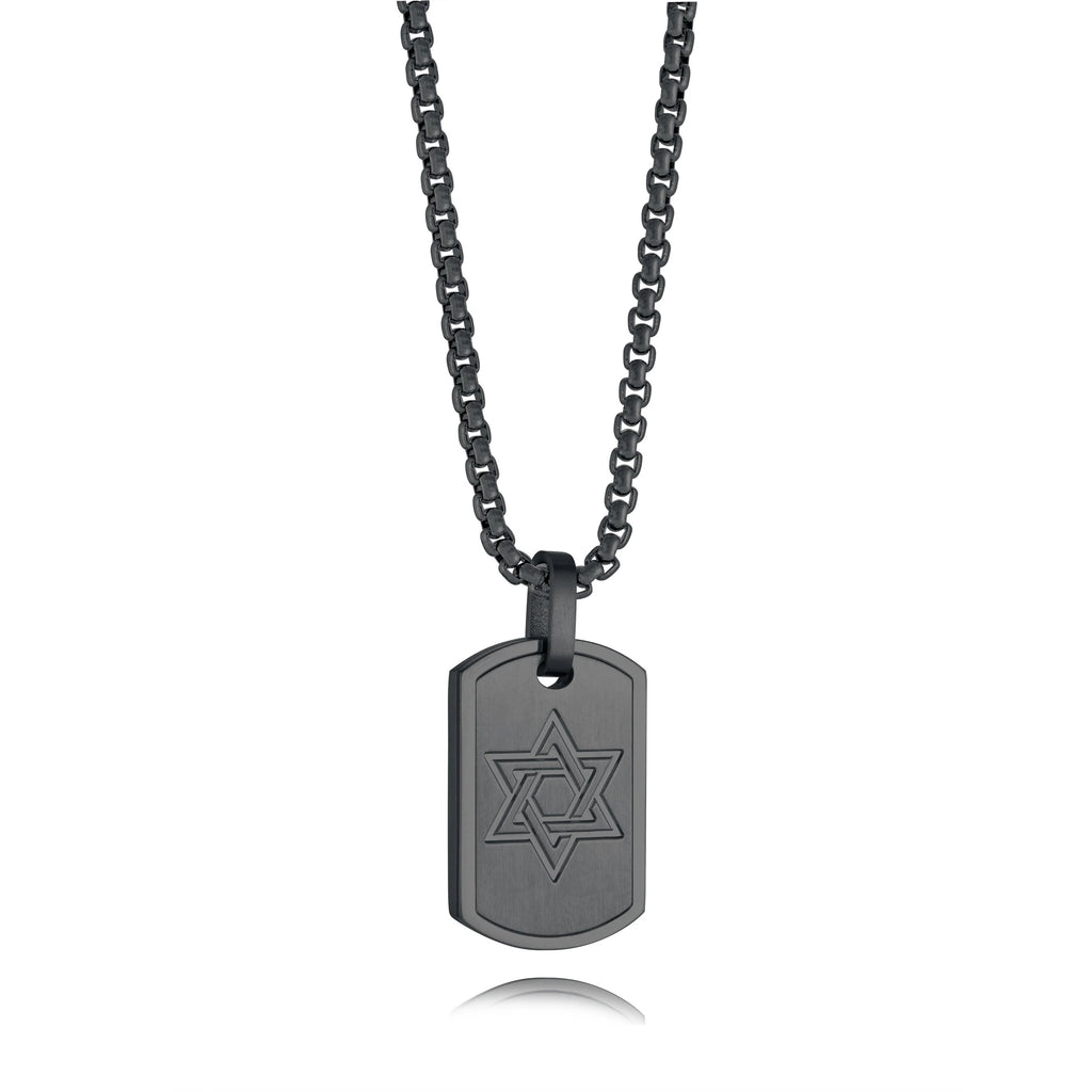 Star Of David Pendant Necklace 316L Stainless Steel