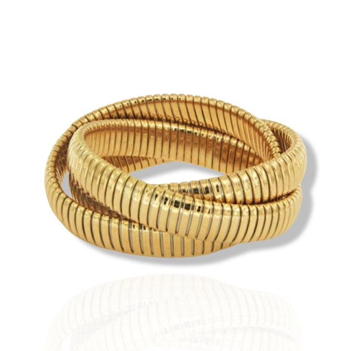 ROLLING TRIPLE COBRA BRACELET